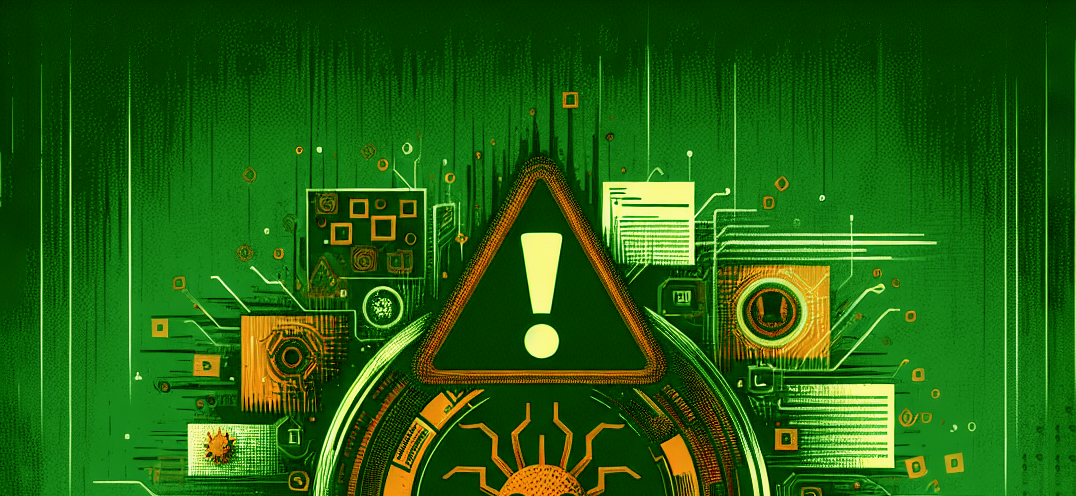 an exclamation mark indicating a threat