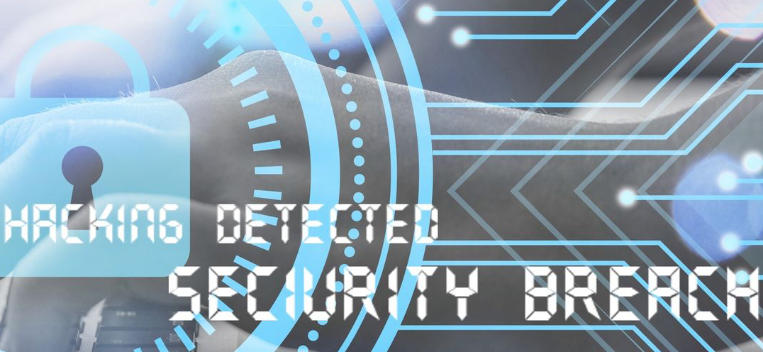 Blue background with padlock